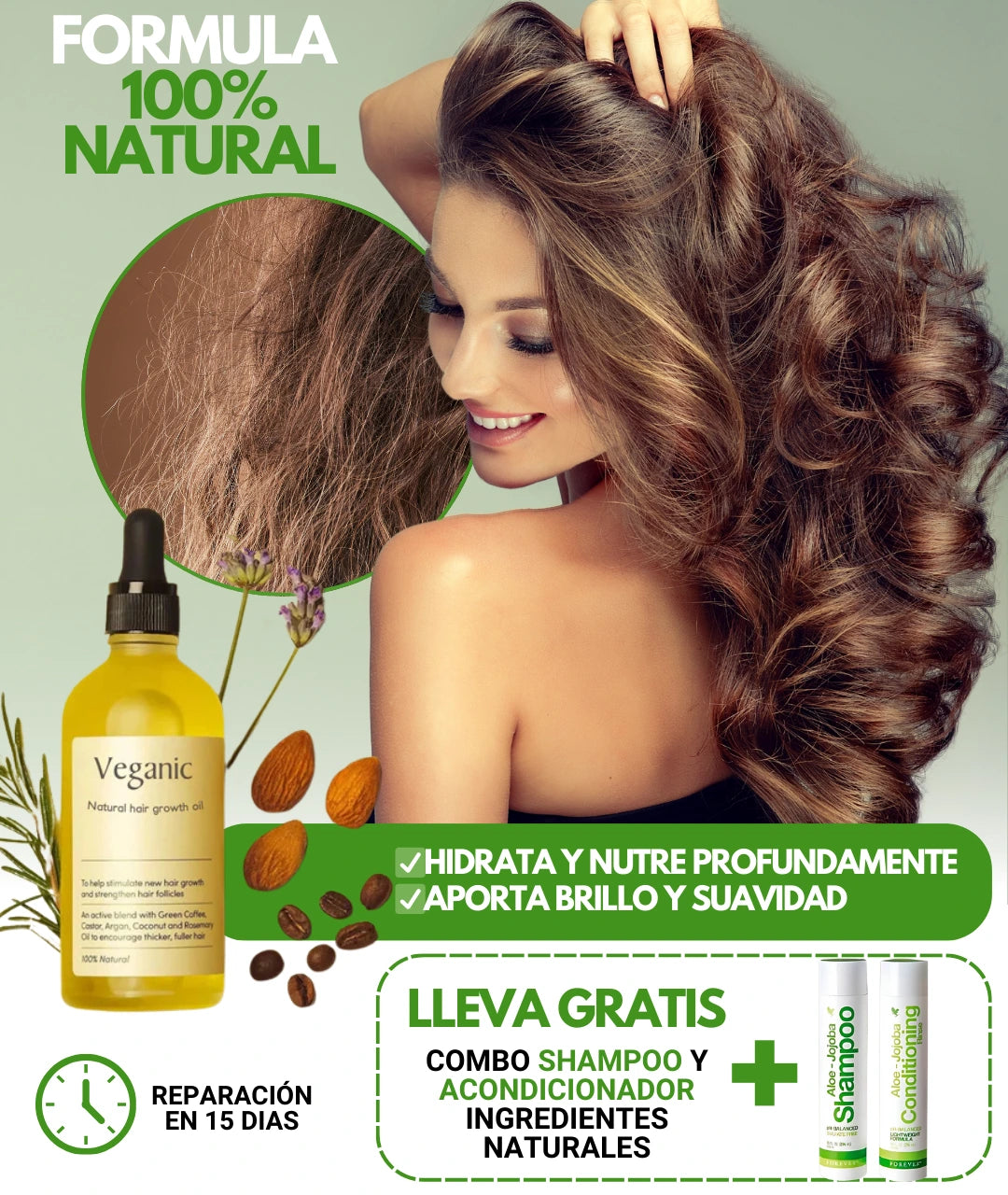 SERUM ACEITE VITAORGANIC + DUO REPARADOR