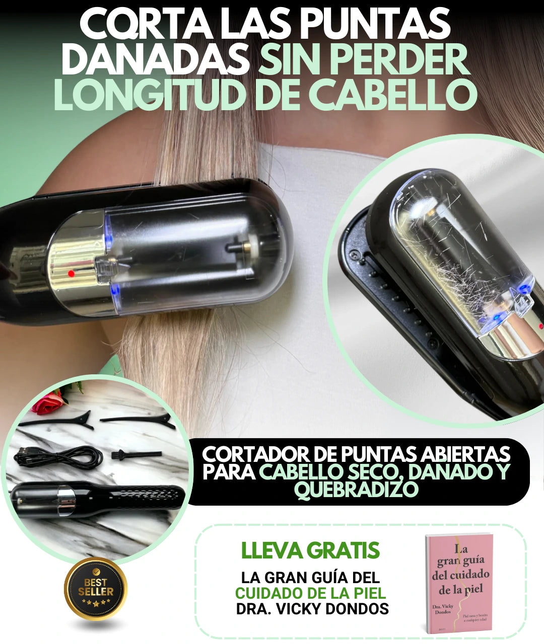 Split Ender PRO®- Corta Puntas para cabello profesional