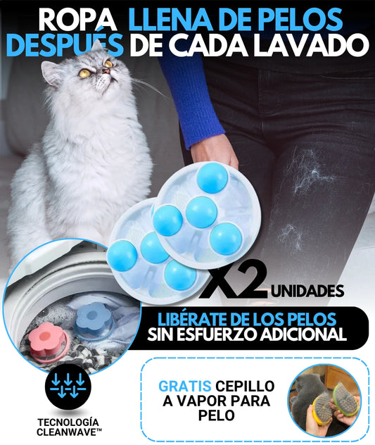 X2 ATRAPAPELOS + GRATIS CEPILLO VAPOR