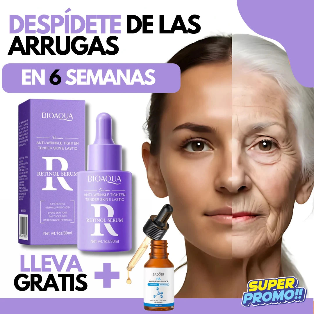 Serum Retinol Antiarrugas  + Acido Hilauronico