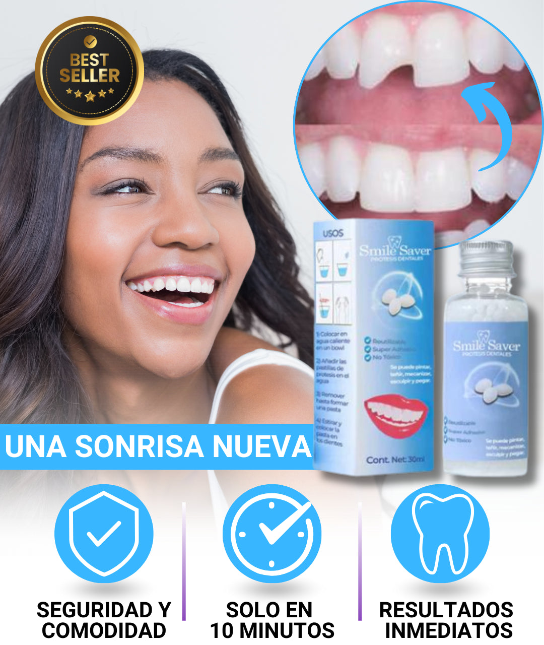 SMILESAVER™ - KIT MOLDEADOR DENTADURA